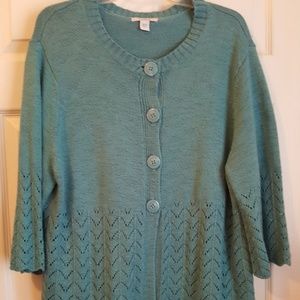 dressbarn 3/4 Sleeve Sweater